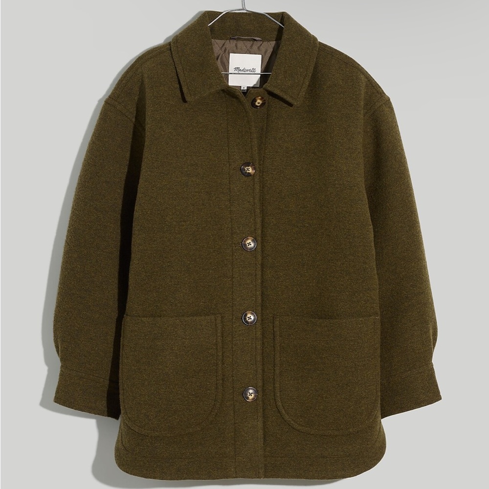 Madewell The Brushed Belrose Shirt-Jacket